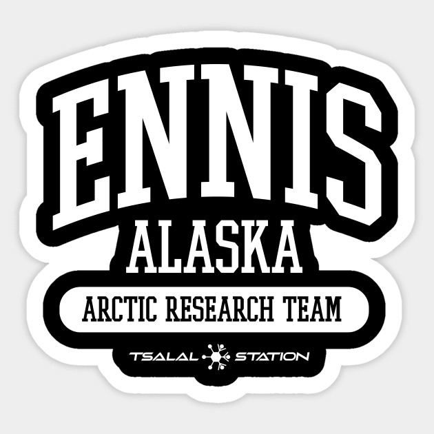 Ennis Alaska Arctic Research Team Sticker by MindsparkCreative